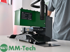 Soldadora de cunha geométrica a quente SWT-Ns900D Demonstração de costura de soldadura de geomembrana