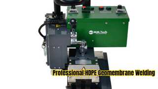 Soldador de geomembrana MM-Tech Soldagem HDPE de alta velocidade