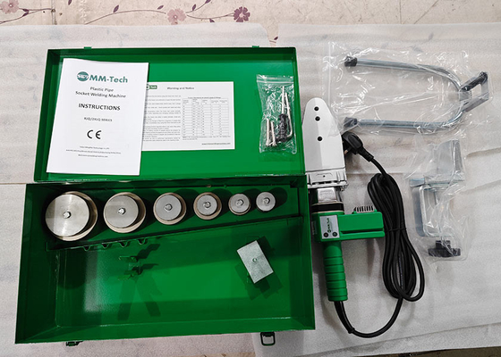 Máquina de soldadura PPR 20-63mm Soldadora de fusão de tomada para tubos PPR PE PB