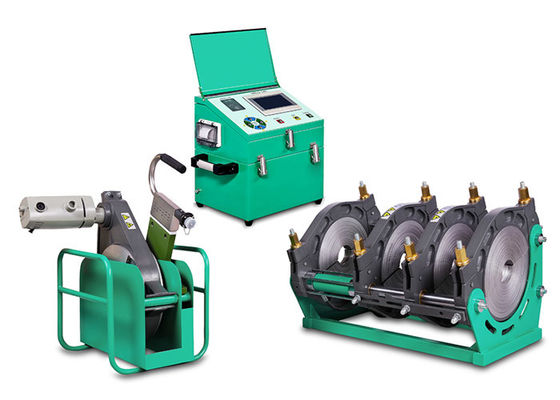 Máquina automática 200mm da solda por fusão da tubulação do Hdpe SDR17 450mm