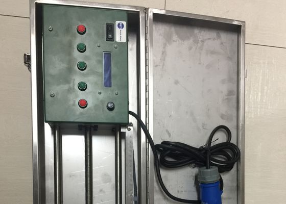 Descascando o Tensiometer eletrônico 50hz de Geomembrane do corte e do teste elástico
