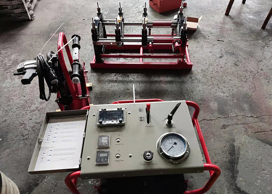 máquina 220v da solda por fusão da extremidade da tubulação do Hdpe de 32-160mm