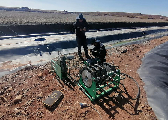 Máquina hidráulica da fusão da extremidade da tubulação do Hdpe de Pvdf soldadura de 90mm - de 315mm