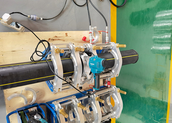 máquina de soldadura da extremidade do Hdpe da tubulação de 160mm hidráulica