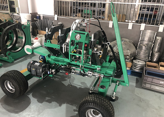 Máquina 8.38kw da solda por fusão da extremidade da tubulação do Hdpe do temporizador 450mm