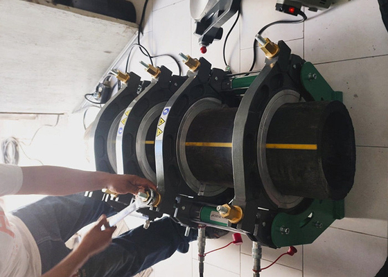 3 polegadas - máquina de solda hidráulica 50hz do Hdpe da fusão de uma extremidade de 14 polegadas