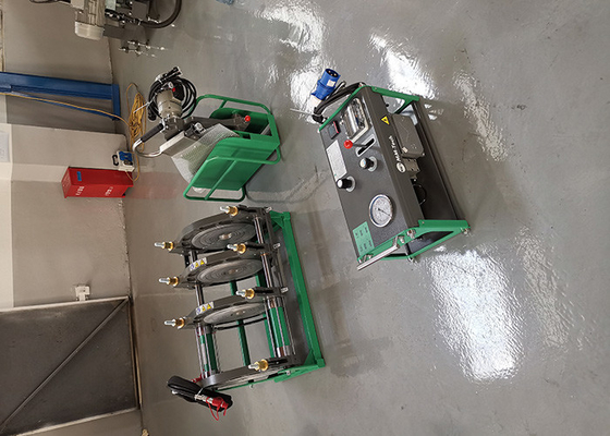 4 polegadas controlador de temperatura hidráulico And Timer da máquina da fusão de uma extremidade de 5 polegadas