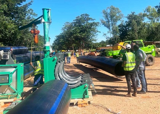 Máquinas de Solda por Fusão de Topo para Tubos de HDPE de 1000mm para Abastecimento de Água para Irrigação