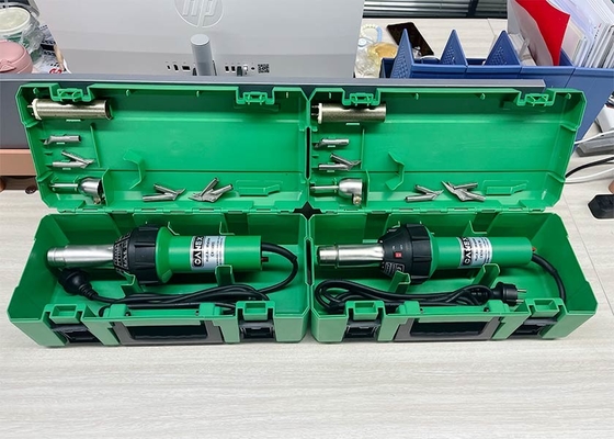 Soldadora de ar quente PE / PP / PVC / ABS / PVDF CX1600S com baixo ruído e várias opções de bocal