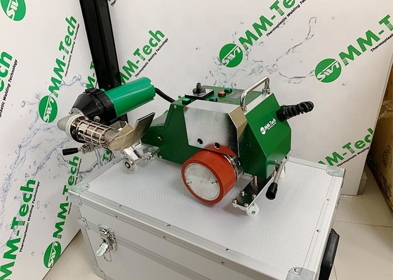 Máquina de soldadura de lonas, soldadora de bandeiras SWT-UME, soldadora de sobreposição de PVC