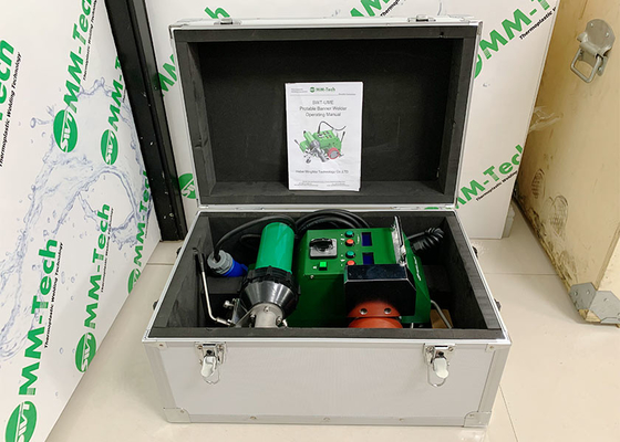 Máquina de soldadura de lonas, soldadora de bandeiras SWT-UME, soldadora de sobreposição de PVC