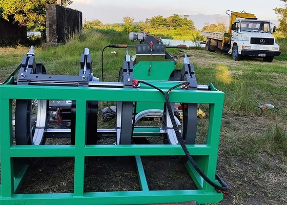 2.2Kw Potência da bomba ISO12176 Padrão DVS2207 Equipamento de soldadura por fusão de tubos HDPE para irrigação agrícola