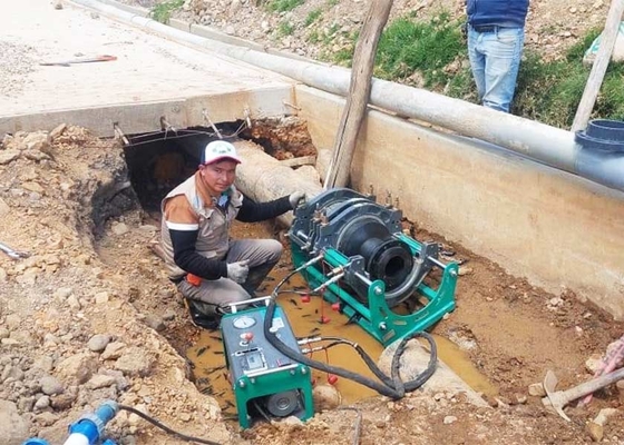 Estrutura de Desmontagem Rápida Soldadores de Topo Hidráulicos para Bomba de Calor Geotérmica