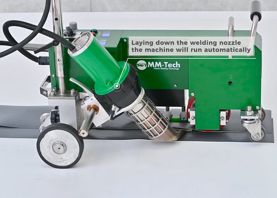 Máquina de soldadura de telhados de PVC adesivo 200N SWT-WP1 Plus para túneis