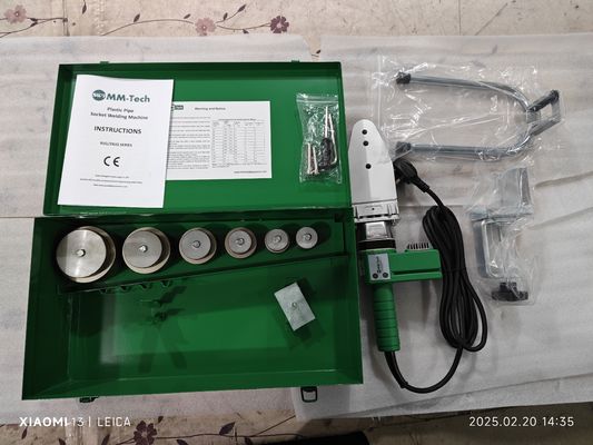 Máquina de Solda PPR Portátil RJQ-63 800W para Tubos de 20-63mm