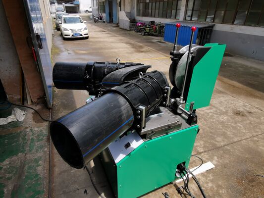 Máquina de Soldagem por Fusão para Fabricação em Oficina de 90-315mm para Tipos de Soldagem de Cotovelo, Tê, Cruz e Y para HDPE e PP