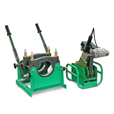 Máquina de Solda Manual para Tubos de HDPE com Display Digital e Aquecimento para Soldagem por Termofusão Manual para Tubos de PE de 40mm-110mm