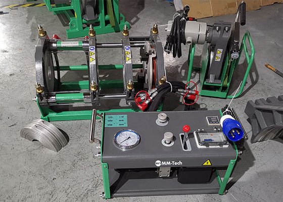 Máquina de soldadura hidráulica da tubulação da máquina/Pe da solda por fusão da extremidade de SWT-V250/90H