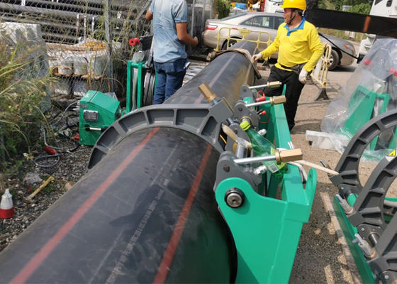 Máquina de soldadura da extremidade do Hdpe dos PP do PE, soldador da tubulação do Hdpe 200mm-450mm