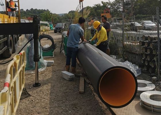 Máquina de soldadura da extremidade do Hdpe dos PP do PE, soldador da tubulação do Hdpe 200mm-450mm