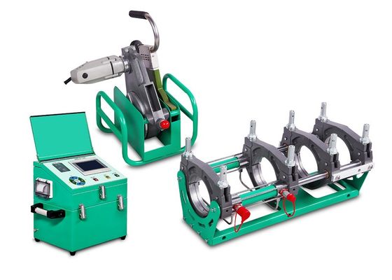 Máquina de solda plástica 90mm-250mm da solda por fusão da extremidade da tubulação do HDPE
