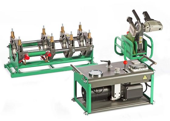 Máquina da solda por fusão do Hdpe do ISO, máquina hidráulica da fusão da extremidade para 50mm 160mm