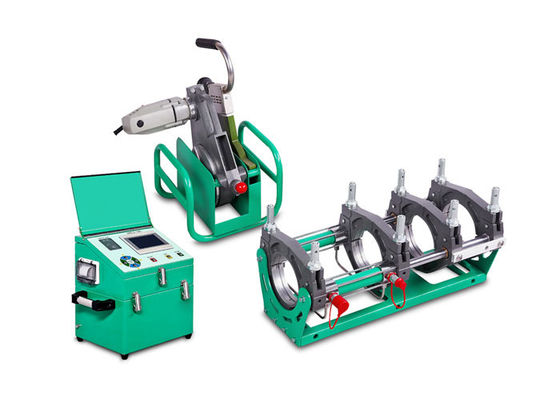 máquina 63mm-160mm hidráulicos da solda por fusão da extremidade da tubulação do HDPE 230V