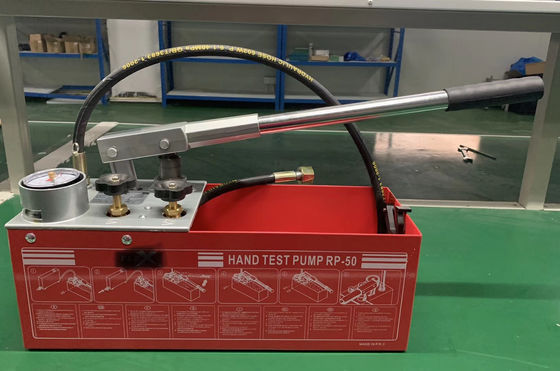 Bomba de alta pressão hidrostática do teste do banco de teste da mão manual da tubulação de água da ferramenta do encanamento de PR50A hidro