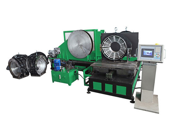 o Pe Pp de 630mm conduz a máquina de soldadura da fabricação do encaixe da oficina