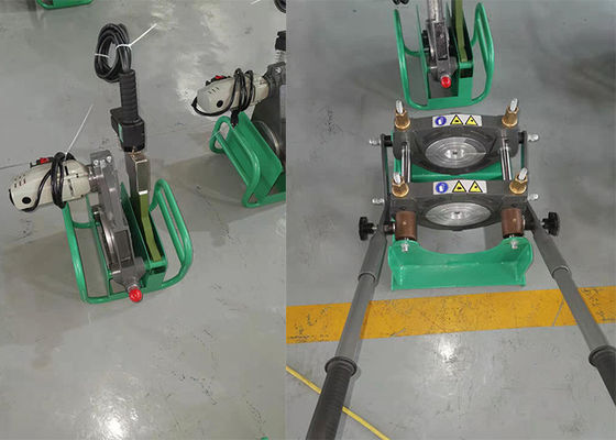 máquina manual da solda por fusão da extremidade da tubulação do PE de 220V 50Hz 40-110mm
