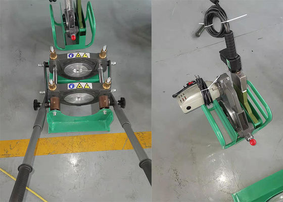máquina manual da solda por fusão da extremidade da tubulação do PE de 220V 50Hz 40-110mm