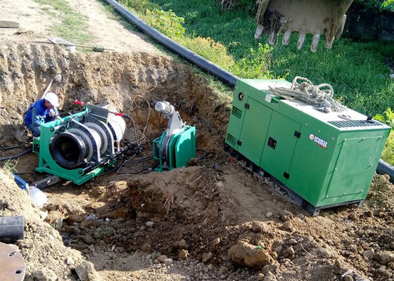 Máquina automática da solda por fusão da extremidade da tubulação do HDPE do PE PPR para 90mm - 250mm