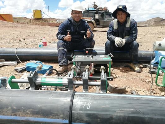 Máquina plástica da solda por fusão da extremidade do Pe 3.41cbm da tubulação do grande tamanho