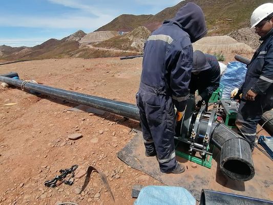 Máquina plástica da solda por fusão da extremidade do Pe 3.41cbm da tubulação do grande tamanho