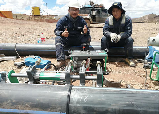 380v máquina da solda por fusão da extremidade da tubulação do Hdpe do Pe 10.3kw