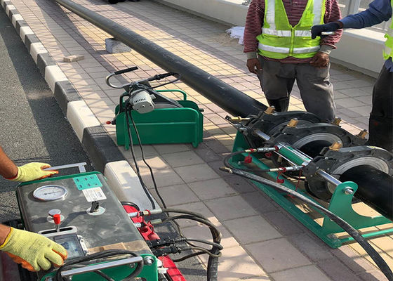 Máquina manual da solda por fusão da extremidade da tubulação de gás do encaixe de tubulação do Hdpe do polietileno