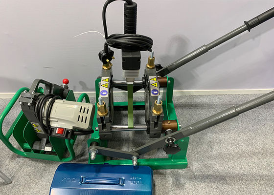 equipamento da tubulação do Hdpe da solda por fusão da extremidade do manual de 160mm