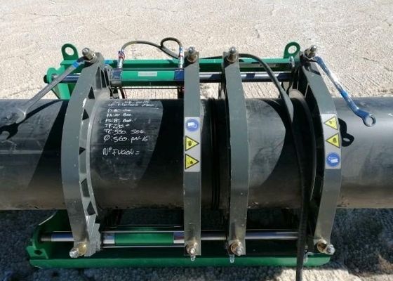 Máquina de soldadura comum quente de Thermofusion do campo para o abastecimento de água do gás da tubulação do Pe do Hdpe