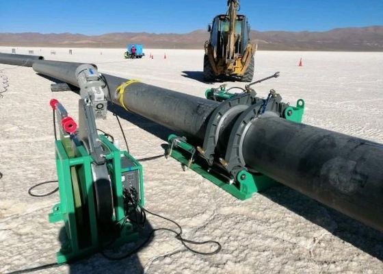 Máquina de soldadura comum quente de Thermofusion do campo para o abastecimento de água do gás da tubulação do Pe do Hdpe