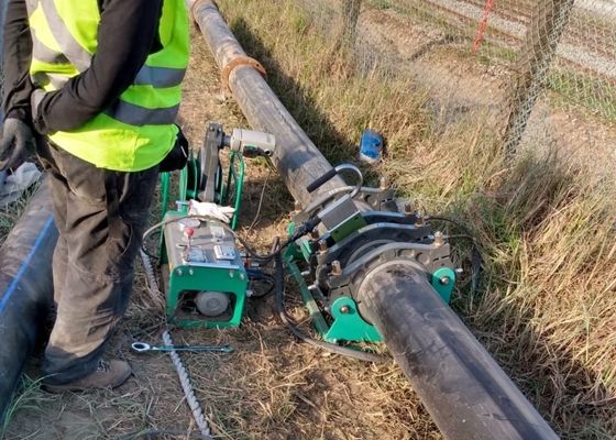 Máquina de soldadura certificada Ce da tubulação do Hdpe da fusão