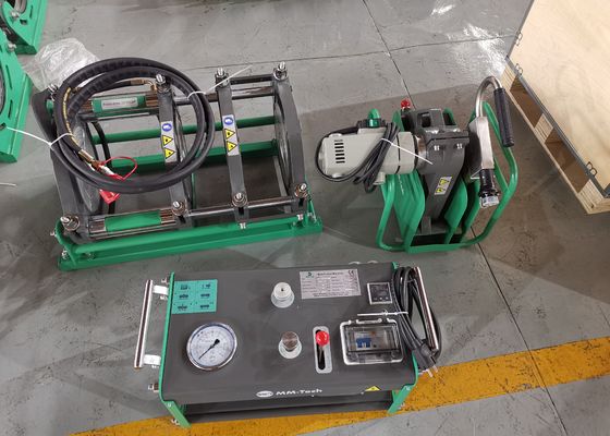 Máquina manual da solda por fusão da extremidade da tubulação poli do Hdpe