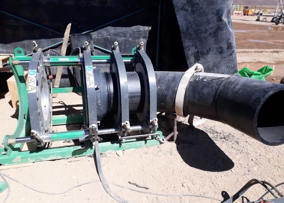 Máquinas manuais da fusão da extremidade da tubulação do Hdpe para a tubulação plástica