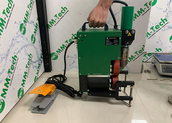 máquina de solda plástica do ar quente de encerado da tabela 3.6kw para a soldadura da bainha