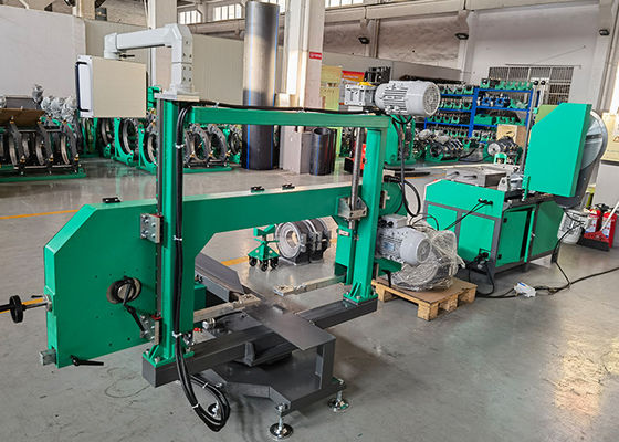 Fabricação do Hdpe da máquina do encaixe de tubulação da fusão da sela do campo da oficina