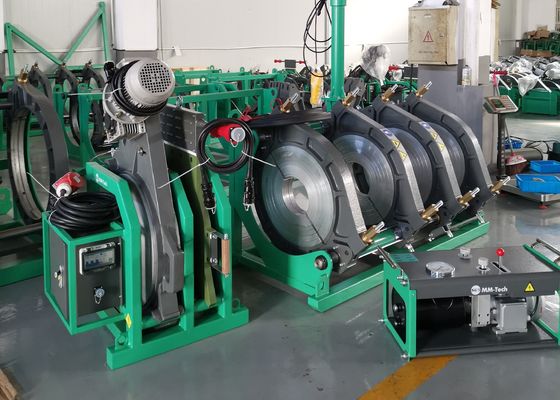 Máquina plástica da tubulação 400v Buttfusion do Hdpe do Pe automática