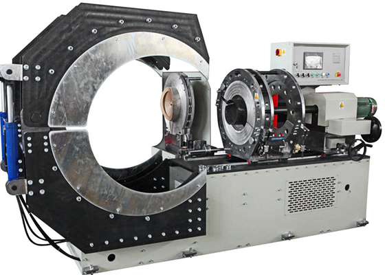 Máquina de corte plástica ajustável 3Kw da tubulação do ângulo 630mm