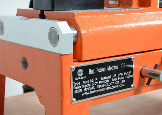 máquina da solda por fusão da extremidade do manual de 20-110mm para a tubulação do Hdpe