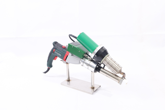 Máquina de soldadura plástica da extrusão do ar quente 110v do Hdpe para o forro da lagoa com 4mm Rod