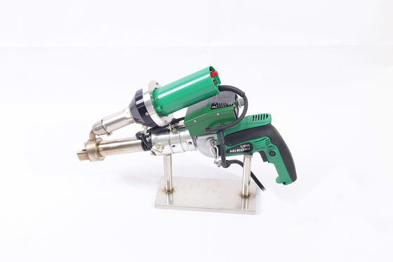 Máquina de soldadura plástica da extrusão do ar quente 110v do Hdpe para o forro da lagoa com 4mm Rod