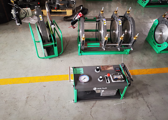 Articulando a máquina da solda por fusão da extremidade da tubulação do Hdpe de 90-355mm